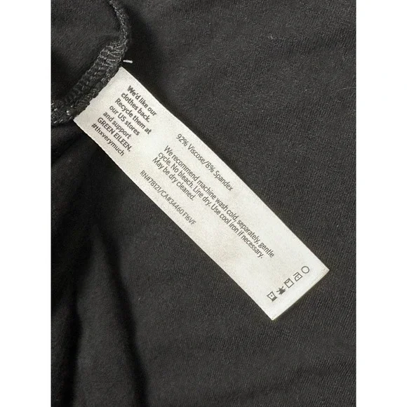 Eileen Fisher Dress Womens Large V Neck Sleeveless Minimalist‎ Viscose Spandex - Picture 5 of 8